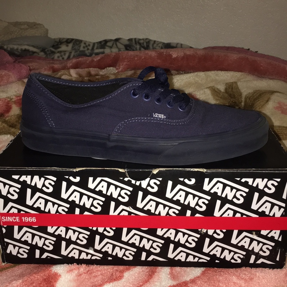 Authentic Vans Navy Blue